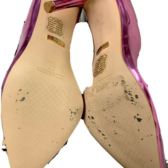 Ciara- Platinum Stilettos Heels Size 8 Exotic Heels NWOT - Picture 4 of 16